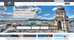 Desktop Screenshot of danubiushotels.com